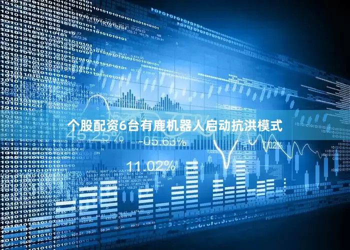 个股配资6台有鹿机器人启动抗洪模式